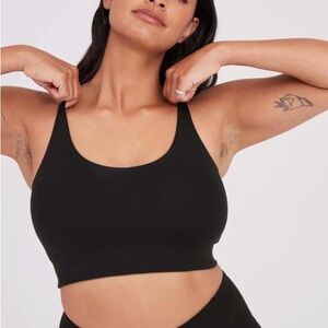 Girlfriend Collective Cleo Black Sports Bra